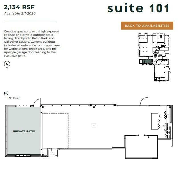 350 10th Ave, San Diego, CA à louer Plan d’étage– Image 1 sur 14