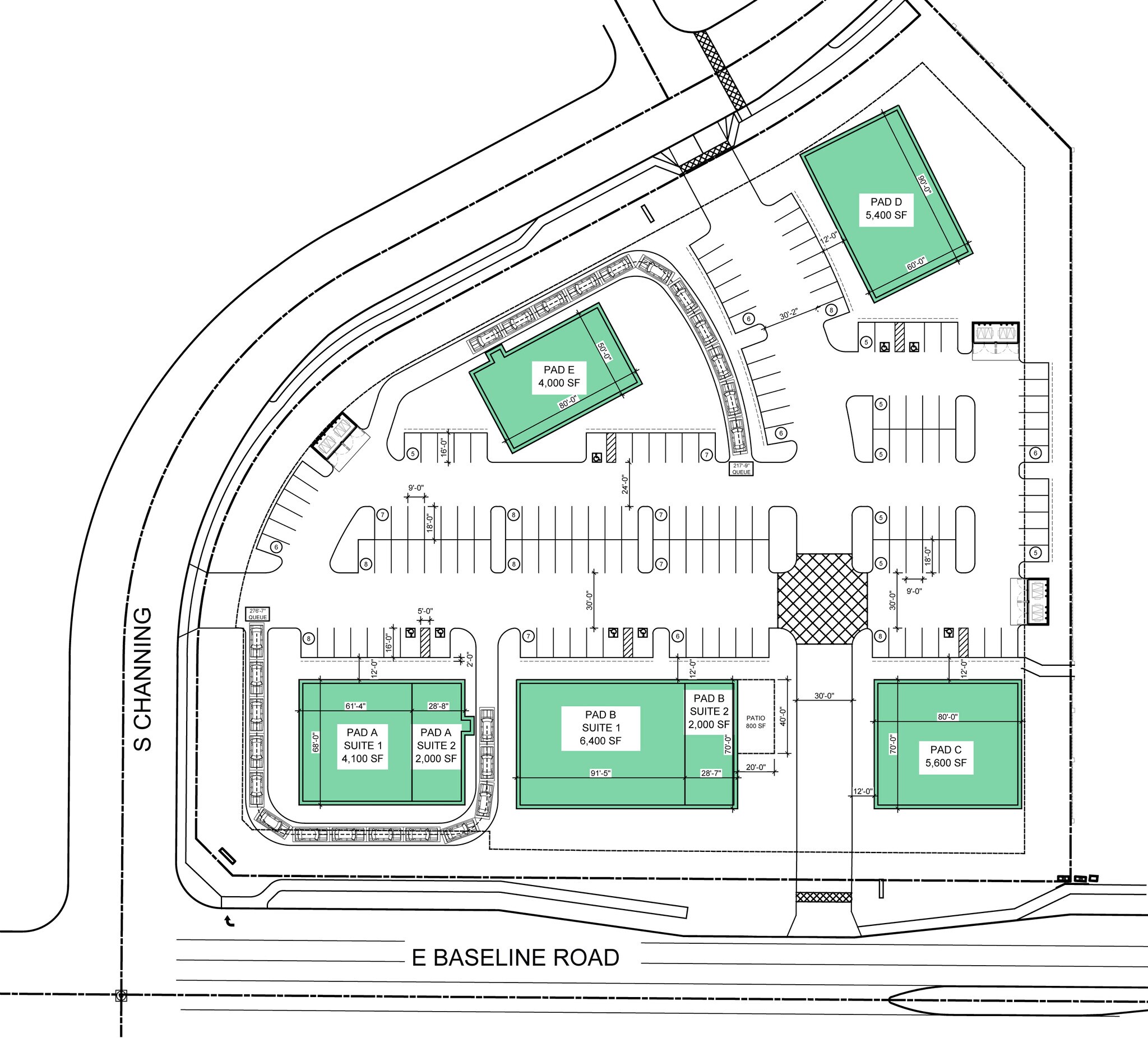 Nec Baseline Rd & Hawes Rd, Mesa, AZ à louer Plan de site– Image 1 sur 12