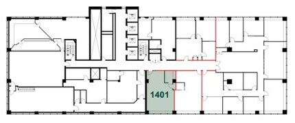 1010 Rue Sherbrooke O, Montréal, QC à louer Plan d’étage– Image 1 sur 1