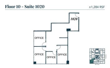 1970 Broadway, Oakland, CA à louer Plan d’étage– Image 1 sur 1