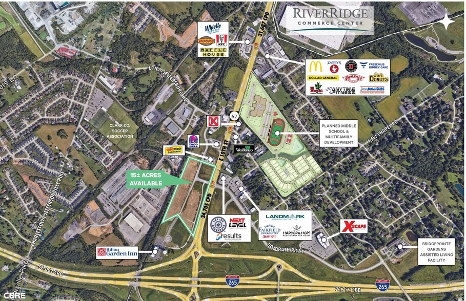 E. Hwy 62 Hwy, Jeffersonville, IN à vendre - Photo principale – Image 1 sur 1