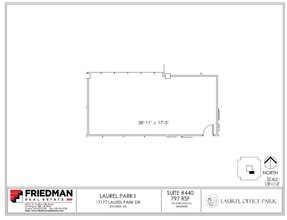 17177 N Laurel Park Dr, Livonia, MI à louer Plan d’étage– Image 1 sur 2