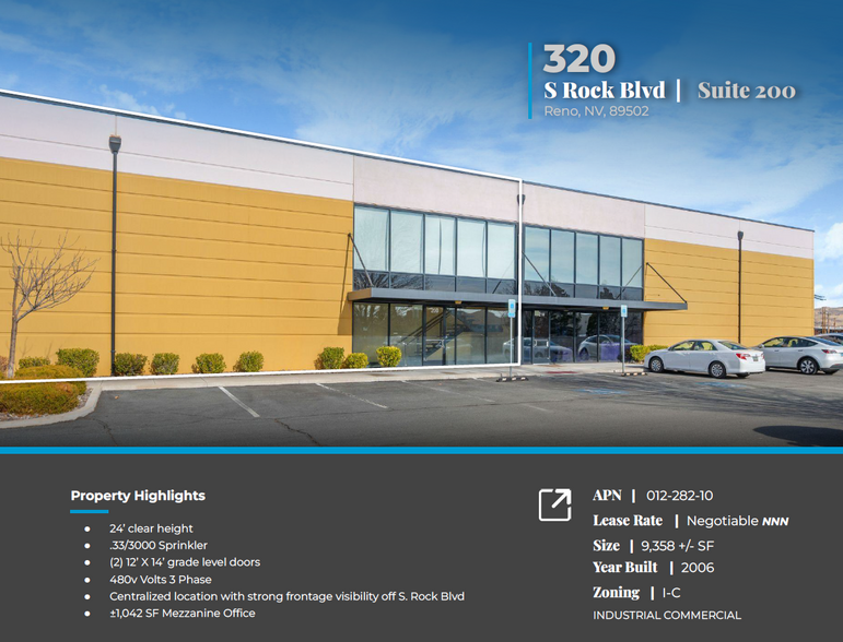 320 S Rock Blvd, Reno, NV à louer - Photo de l’immeuble – Image 2 sur 8
