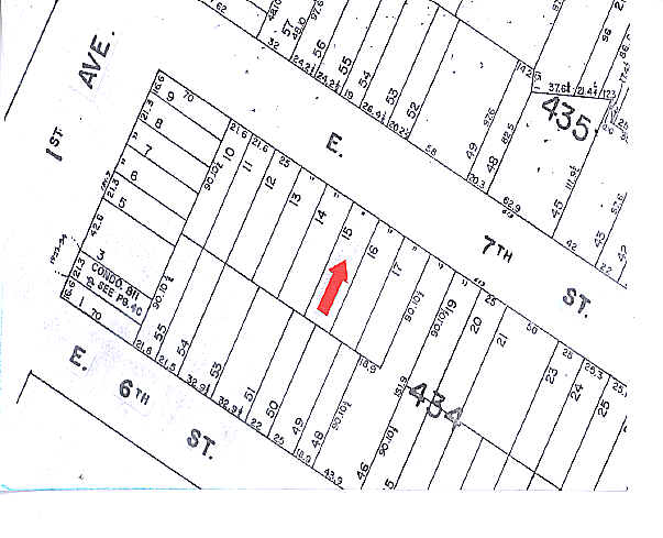102 E 7th St, New York, NY à louer - Plan cadastral – Image 3 sur 5