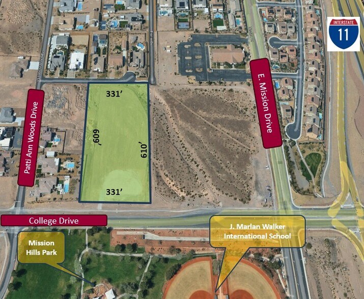 College Drive and Mission, Henderson, NV à vendre - Photo de l’immeuble – Image 2 sur 2