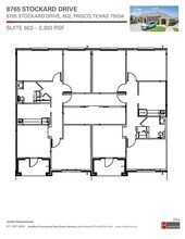 8765 Stockard Dr, Frisco, TX à louer Plan d’étage– Image 1 sur 1