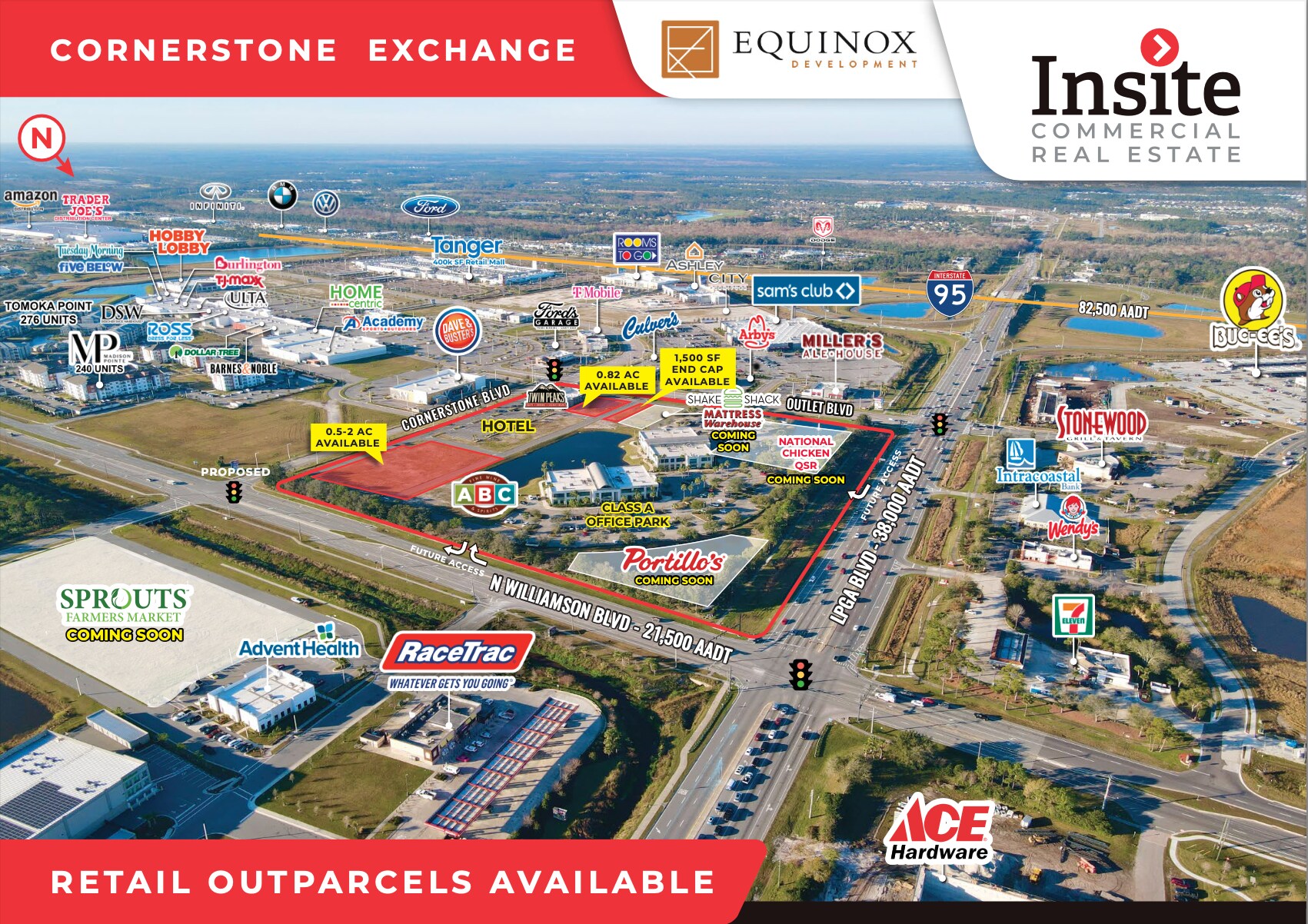 1540 Cornerstone Blvd, Daytona Beach, FL à louer Aérien– Image 1 sur 4