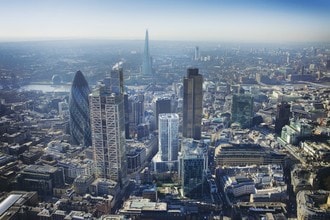 99 Bishopsgate, Londres, LND - VUE AÉRIENNE  vue de carte