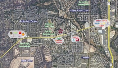 12135 Potranco Rd, San Antonio, TX - VUE AÉRIENNE vue de carte