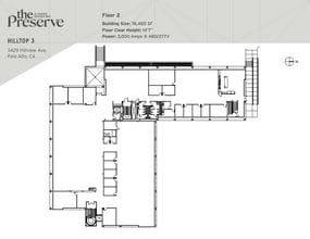 3425 Hillview Ave, Palo Alto, CA à louer Plan d’étage– Image 2 sur 3