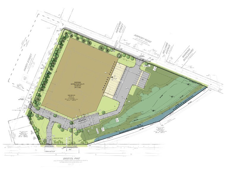 6201 Bristol Pike, Levittown, PA à louer - Plan de site – Image 1 sur 9