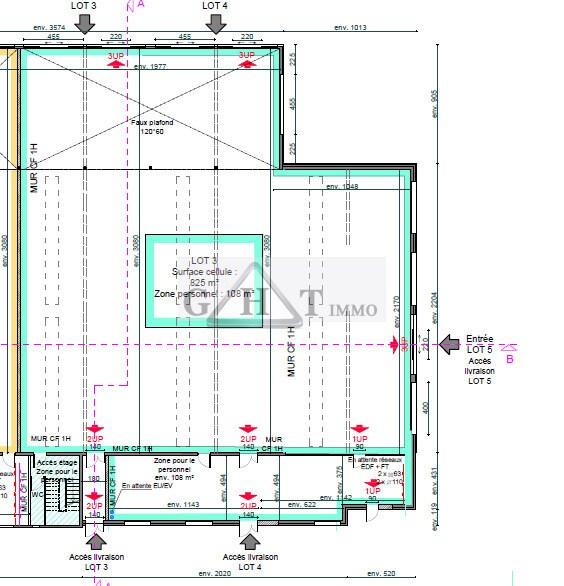 Bureau dans Saint-Brice-sous-Forêt à louer - Plan d’étage – Image 3 sur 3