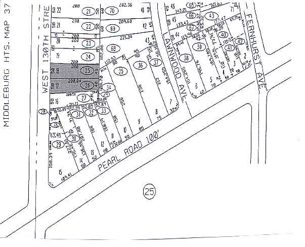 6699 W 130th St, Parma Heights, OH à louer - Plan cadastral – Image 2 sur 2