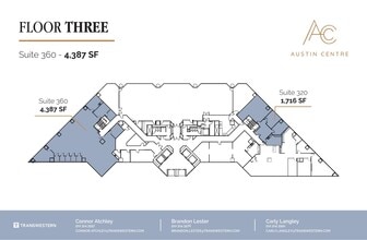 701 Brazos St, Austin, TX à louer Plan d’étage– Image 2 sur 2