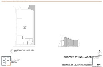 8500-8530 Highway 7, Saint Louis Park, MN à louer Plan de site– Image 1 sur 1