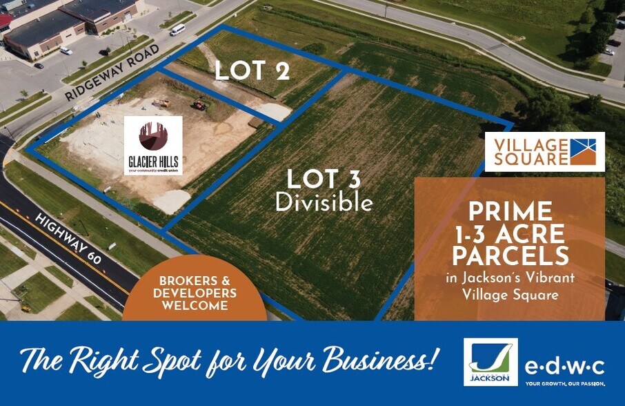 Ridgeway Dr & Hwy 60, Jackson, WI à vendre - Plan de site – Image 1 sur 3