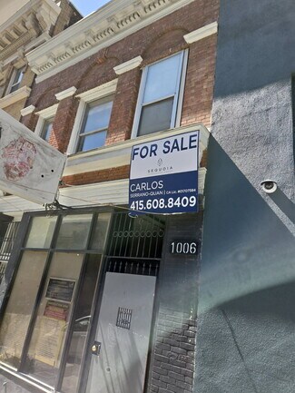 Plus de détails pour 1006-1008 Sutter St, San Francisco, CA - Local commercial à vendre