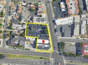 501 W Glenoaks Ave, Glendale, CA - VUE AÉRIENNE  vue de carte