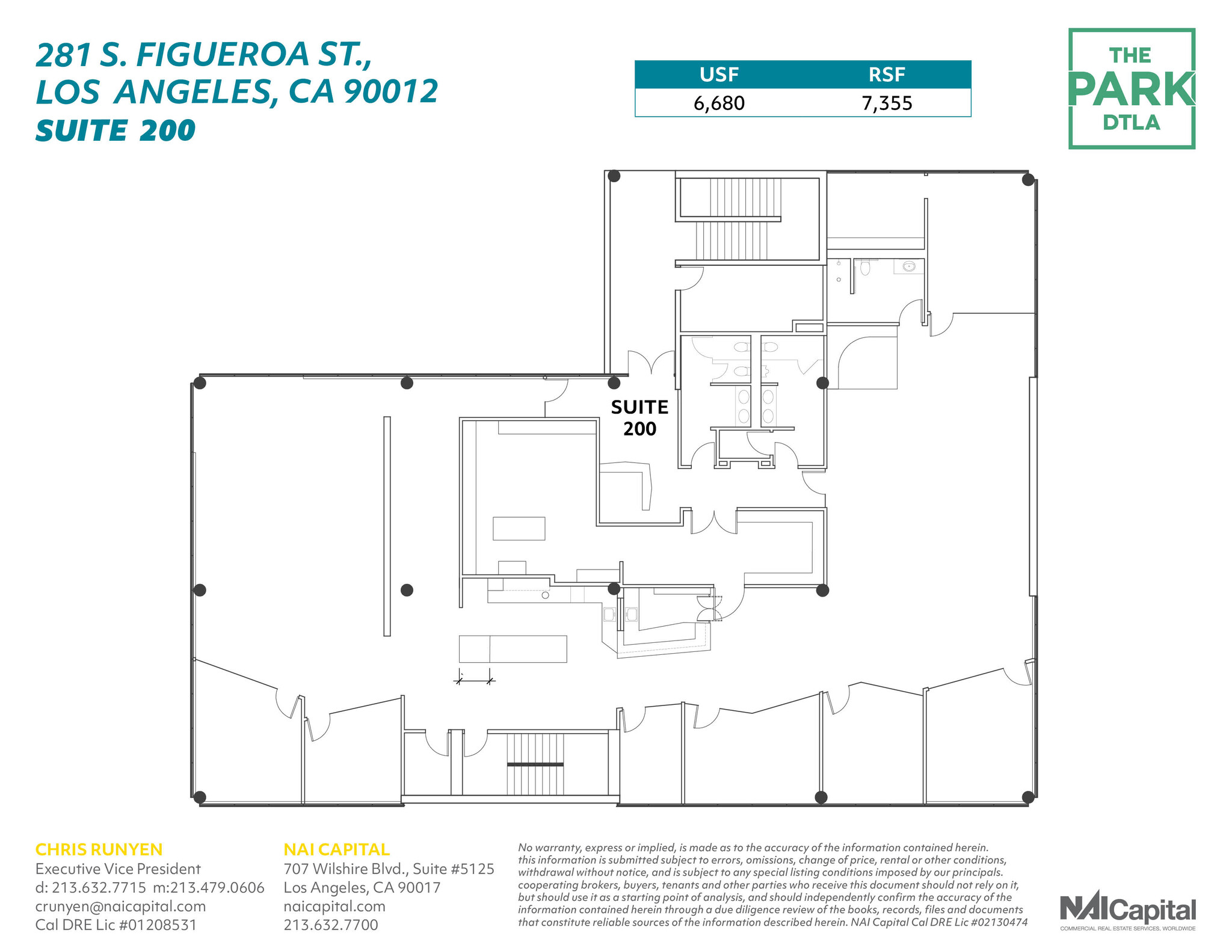 261 S Figueroa St, Los Angeles, CA à louer Plan d’étage– Image 1 sur 7