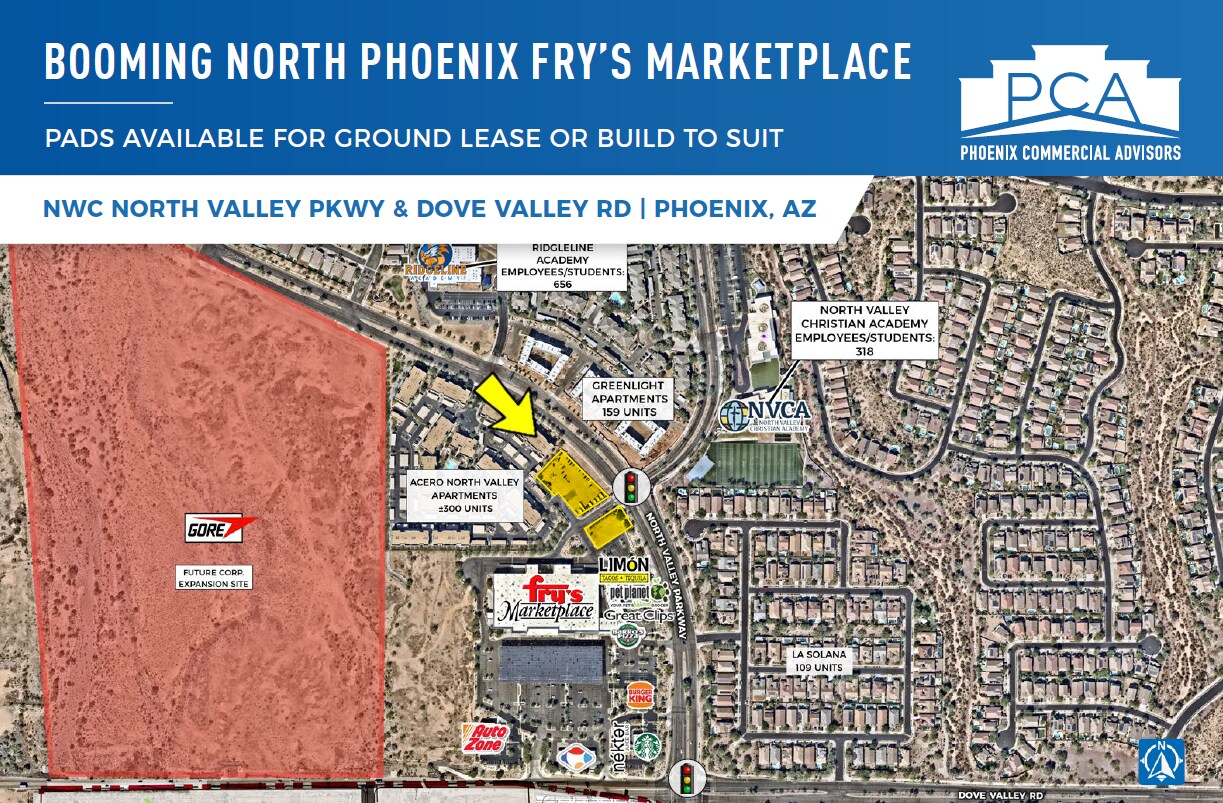 North Valley Pkwy & Dove Valley Rd (NWC), Phoenix, AZ à louer Photo de l’immeuble– Image 1 sur 4