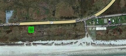 2727 Gulf Beach Hwy, Cameron, LA - Vue aérienne vue de carte