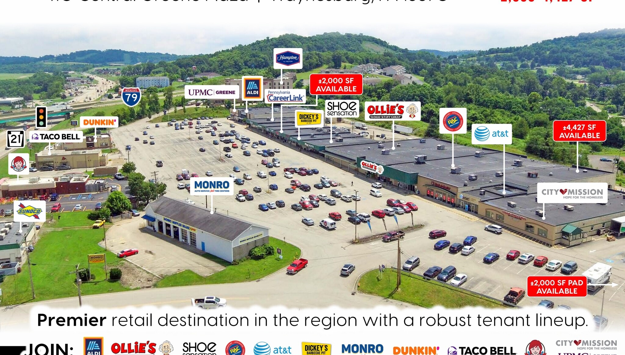 110 Central Greene Plz, Waynesburg, PA à louer Photo principale– Image 1 sur 5