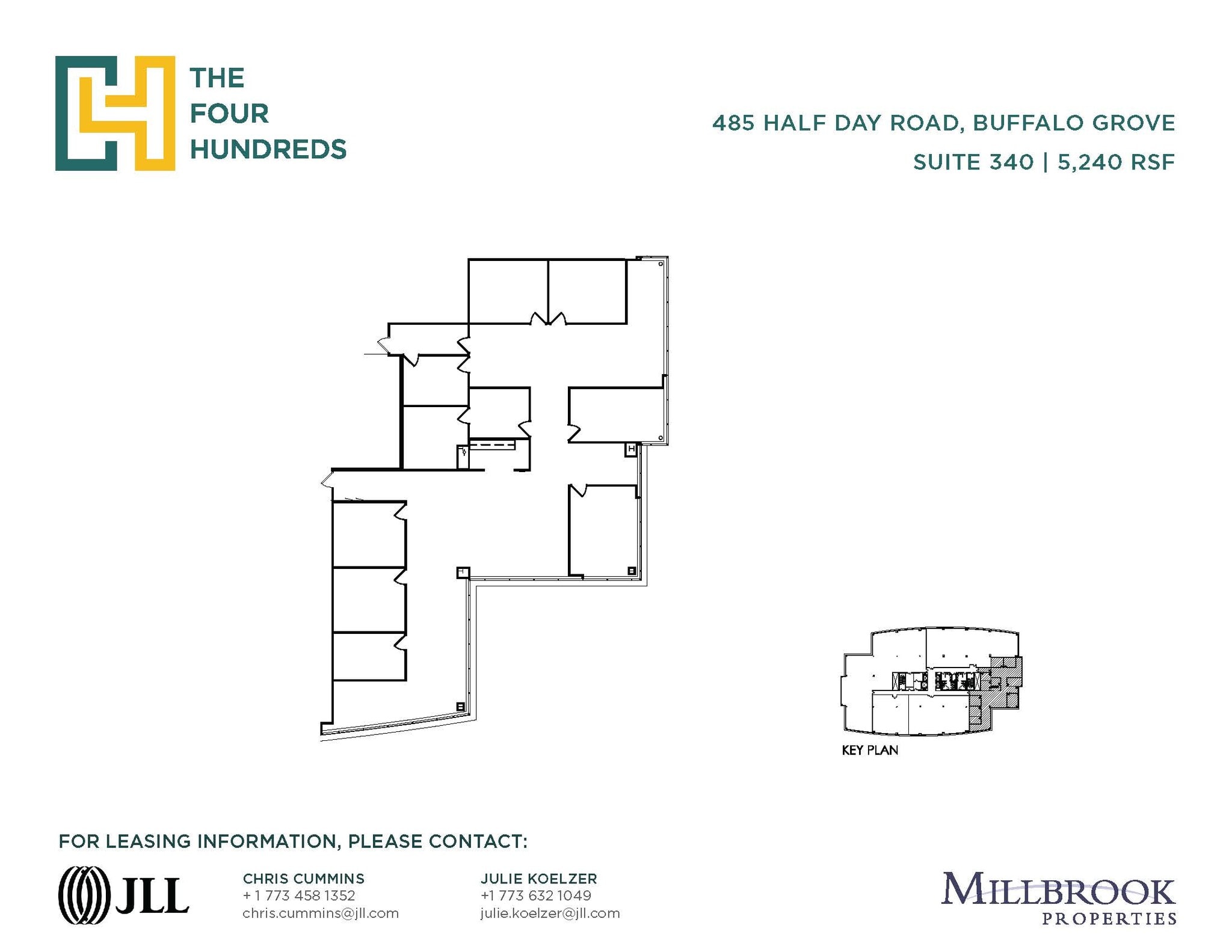 475-485 Half Day Rd, Lincolnshire, IL à louer Plan d’étage– Image 1 sur 1