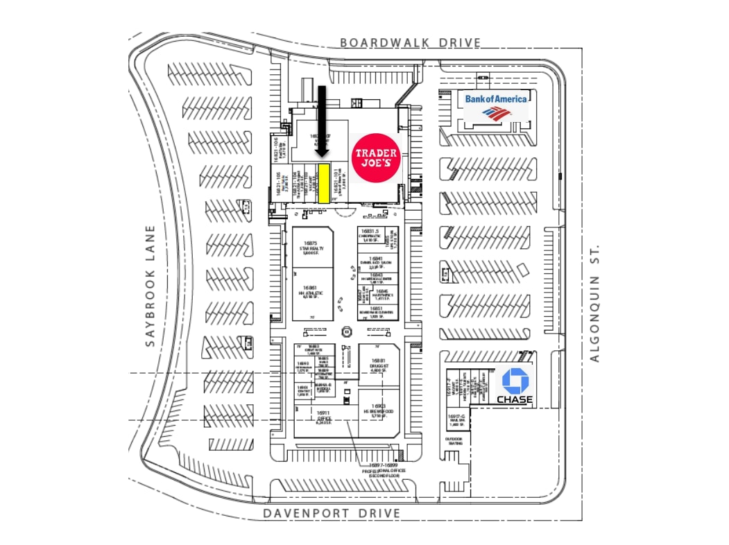 16821 Algonquin St, Huntington Beach, CA à louer Plan de site– Image 1 sur 8