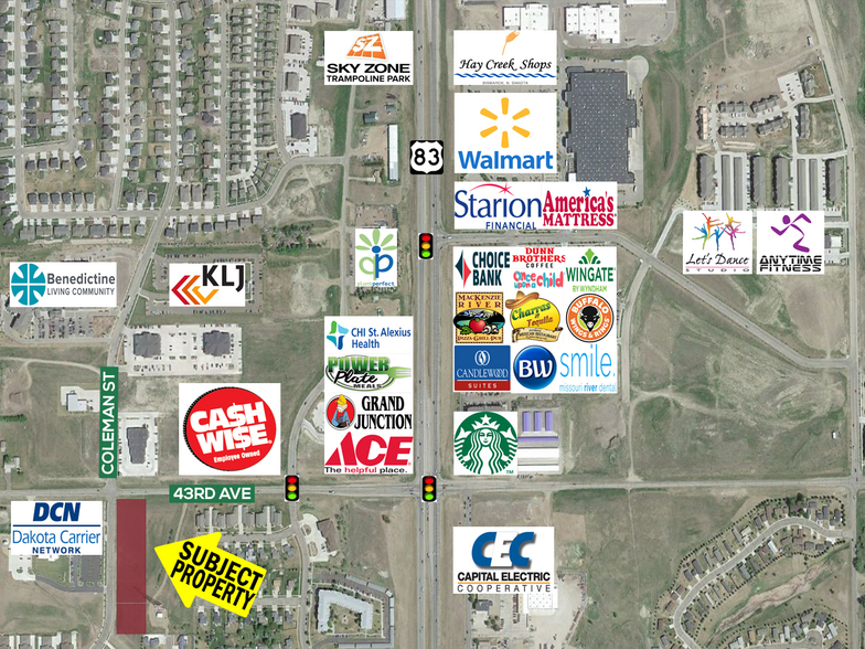 4113 Coleman St, Bismarck, ND à vendre - Aérien – Image 2 sur 2
