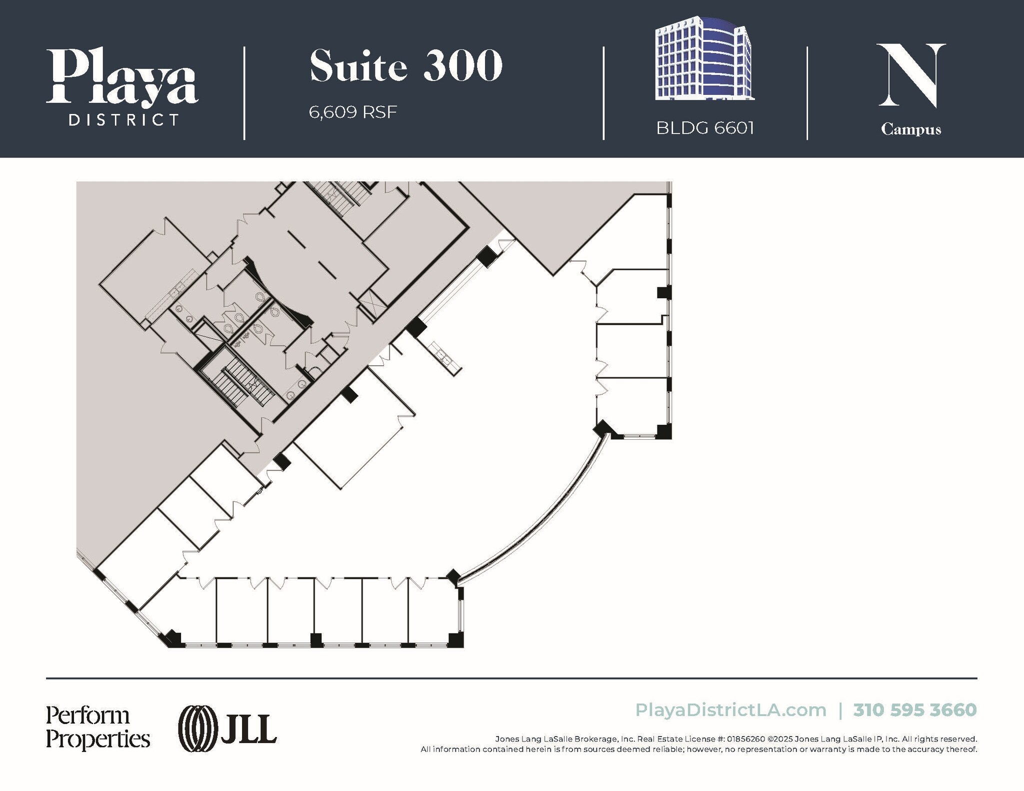 6100 Center Dr, Los Angeles, CA à louer Plan d’étage– Image 1 sur 1