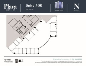6100 Center Dr, Los Angeles, CA à louer Plan d’étage– Image 1 sur 1