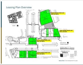 42750 Grand River Ave, Novi, MI à louer Plan de site– Image 1 sur 2