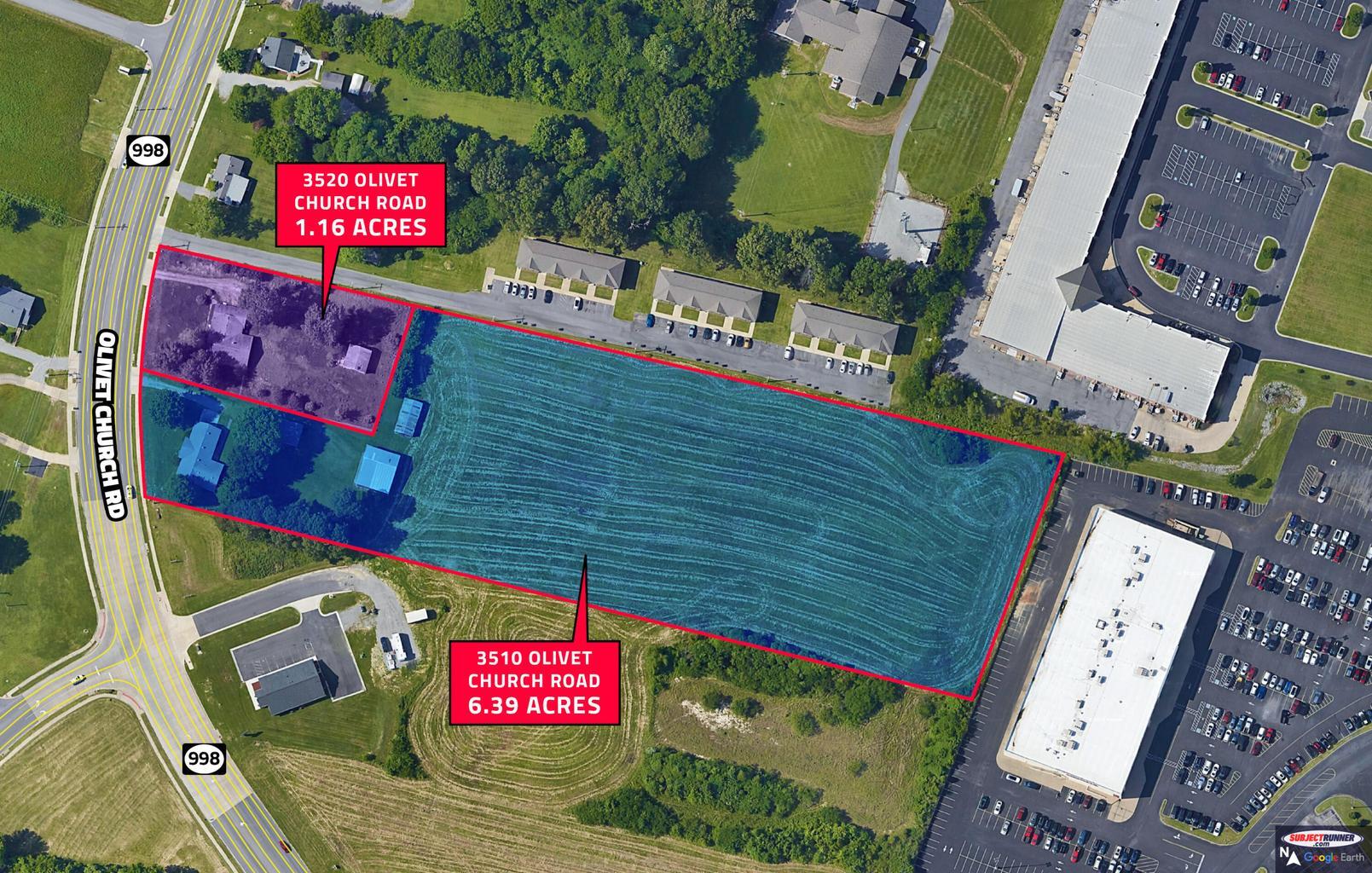 3510-3520 Olivet Church Rd, Paducah, KY à vendre Plan de site– Image 1 sur 2