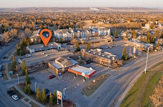 217 Hawksbrow Dr NW, Calgary, AB - Vue aérienne vue de carte