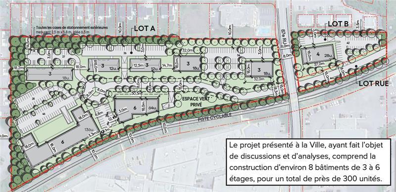 540 82E Rue, Saint-georges, QC à vendre - Plan de site – Image 2 sur 7