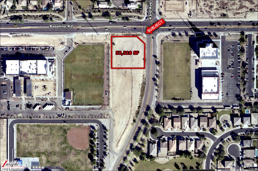 43rd Ave & Baseline Rd, Phoenix, AZ à vendre - Aérien – Image 2 sur 5