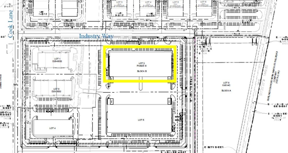 631 Industry Way, Prosper, TX à louer - Plan cadastral – Image 2 sur 7