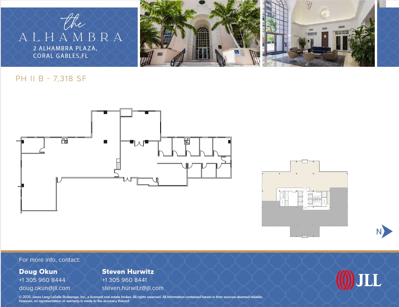 2 Alhambra Plz, Coral Gables, FL à louer Plan d’étage– Image 1 sur 1
