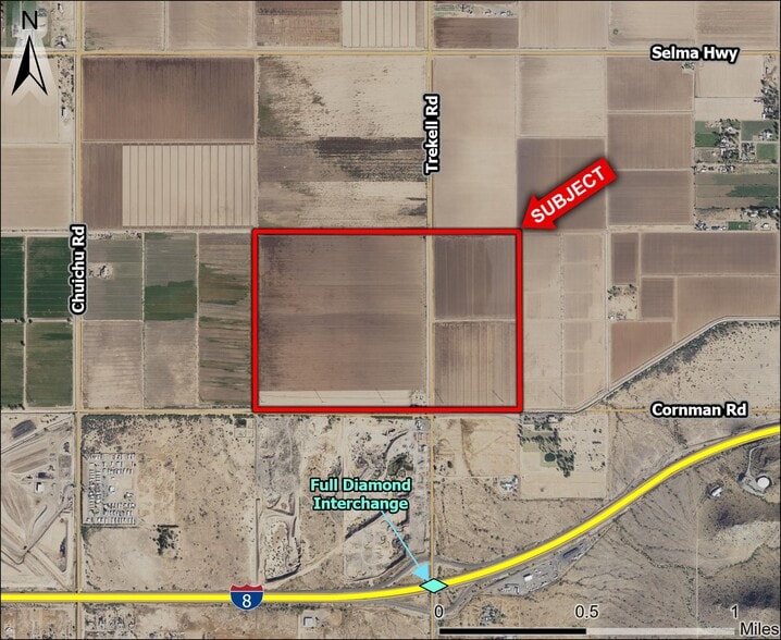 0 Trekell Road, Casa Grande, AZ à vendre - Aérien – Image 2 sur 3