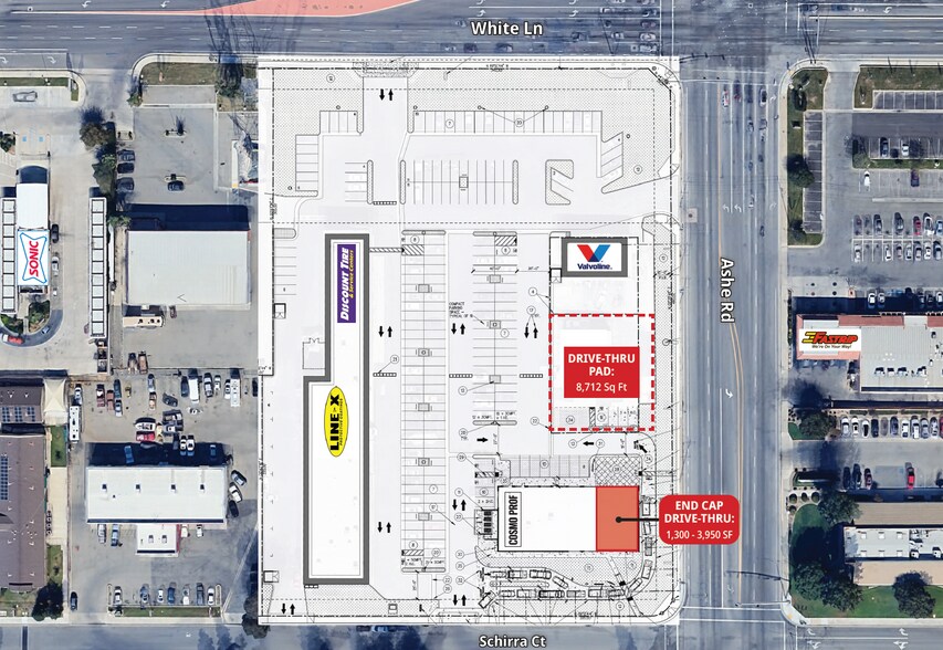 6561 White Ln, Bakersfield, CA à louer - Plan de site – Image 2 sur 7
