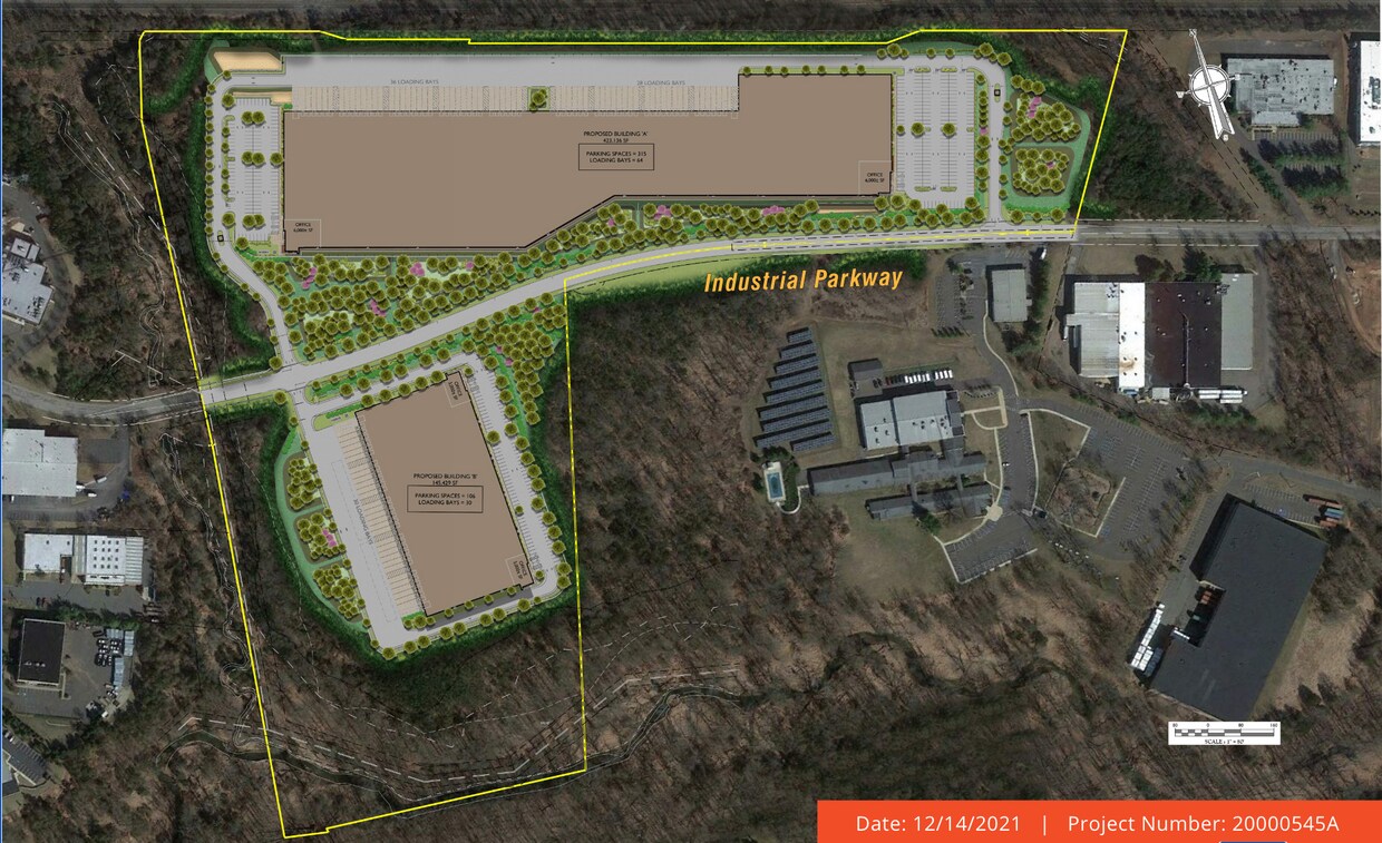 129 Industrial Pky, Branchburg, NJ à louer Plan de site– Image 1 sur 3