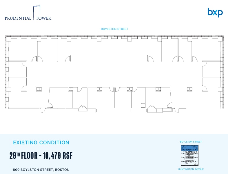 800 Boylston St, Boston, MA à louer Plan d’étage– Image 1 sur 1
