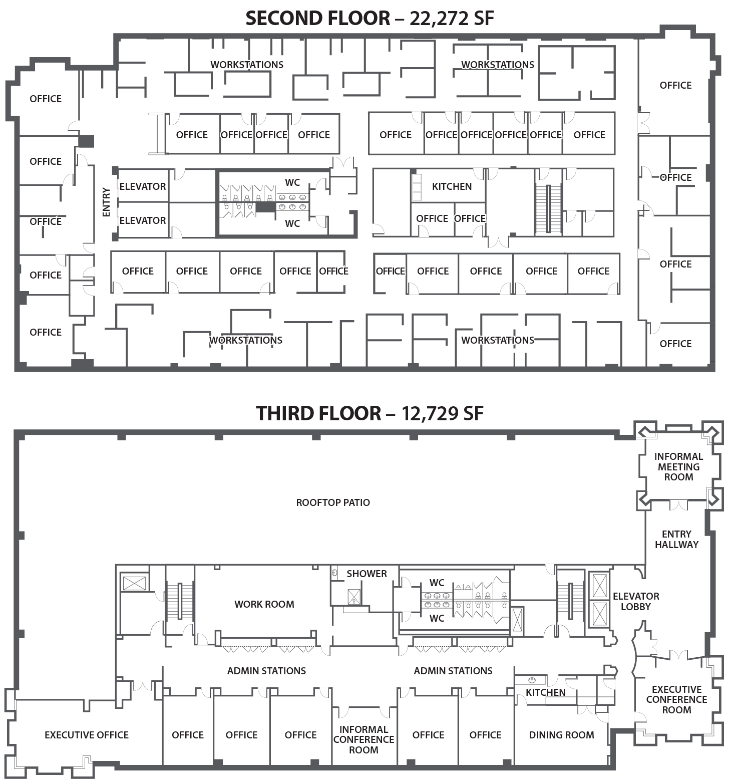 10689 N Pennsylvania St, Indianapolis, IN à louer Plan d’étage– Image 1 sur 1