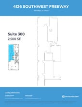 4126 Southwest Fwy, Houston, TX à louer Plan d’étage– Image 1 sur 1