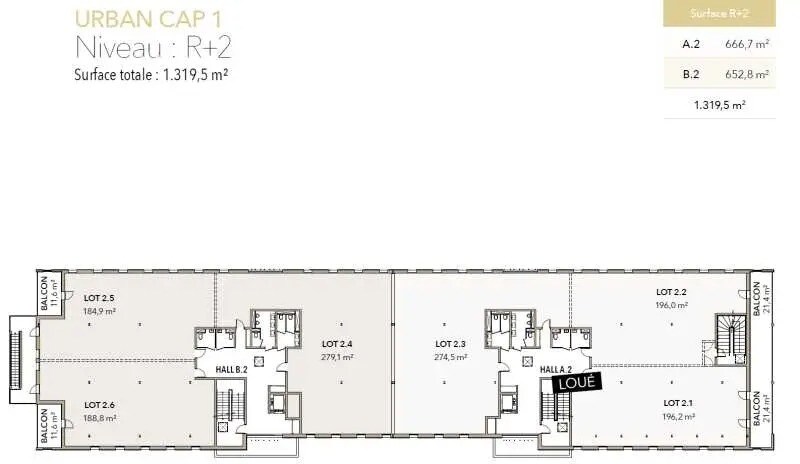 Aix-en-Provence, BDR 13290 - Lot 2.4 -  - Plan d’étage - Image 1 of 8