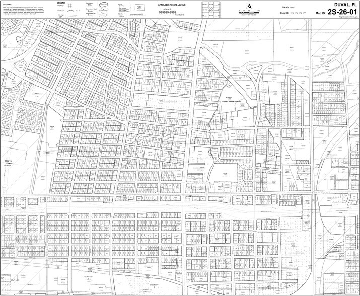 2402 N Market St, Jacksonville, FL à vendre - Plan cadastral – Image 2 sur 9