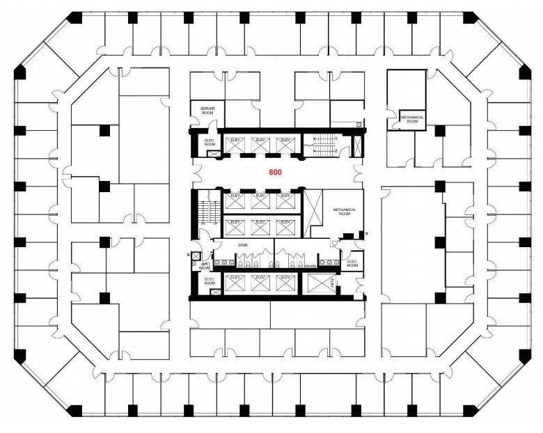 240 4 Av SW, Calgary, AB à louer Plan d’étage– Image 1 sur 1
