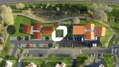 Pornic - Vue aérienne  vue de carte