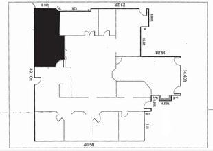13743-13749 Riverside Dr, Sherman Oaks, CA à louer Plan d’étage– Image 1 sur 1
