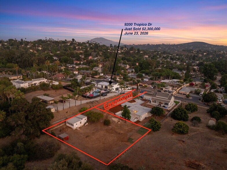 Tropico Drive, La Mesa, CA à vendre - Aérien – Image 1 sur 7